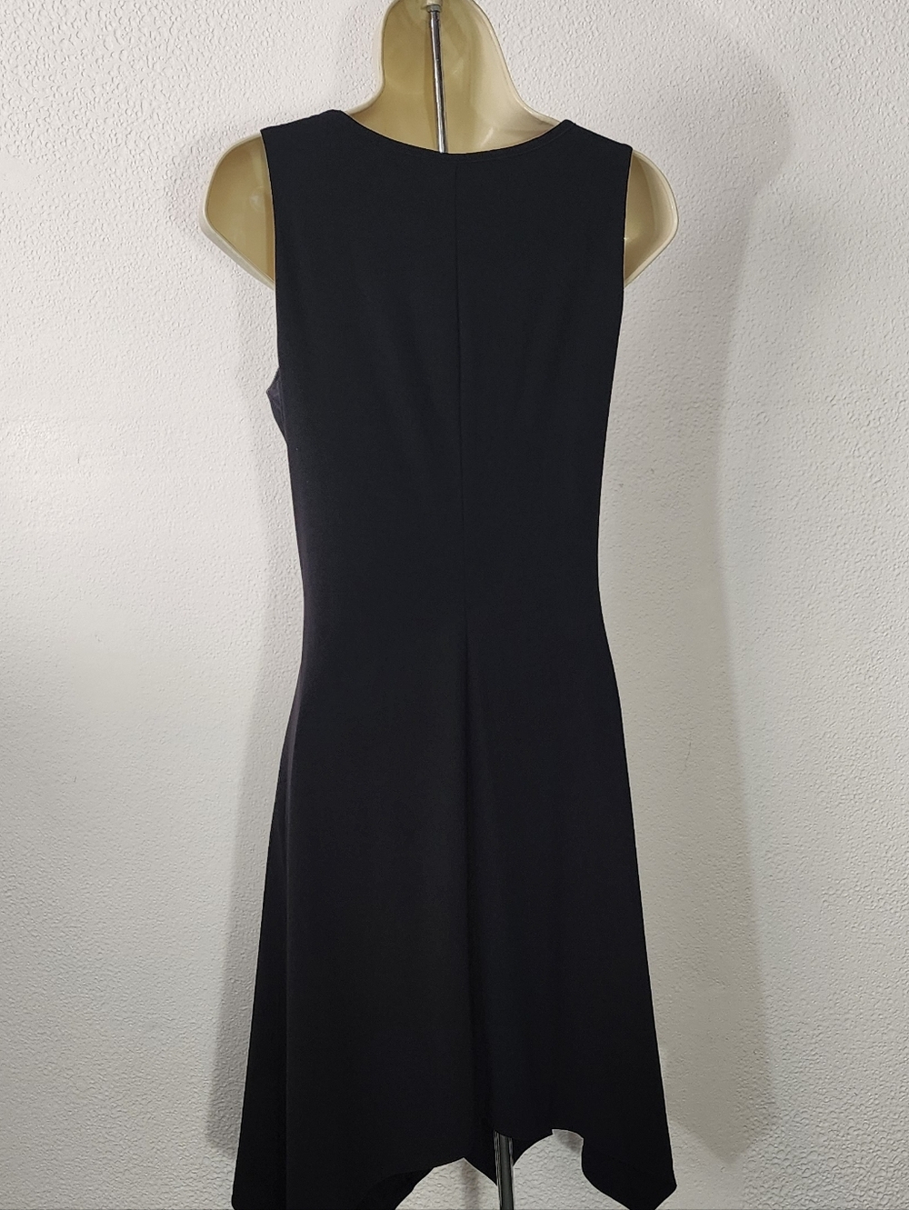 Ronni Nicole Dress Sleeveless Fringed Panel Black Size 6 - Picture 10 of 15